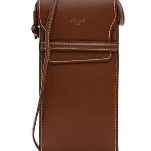 Celine Brown Leather Belt Bag